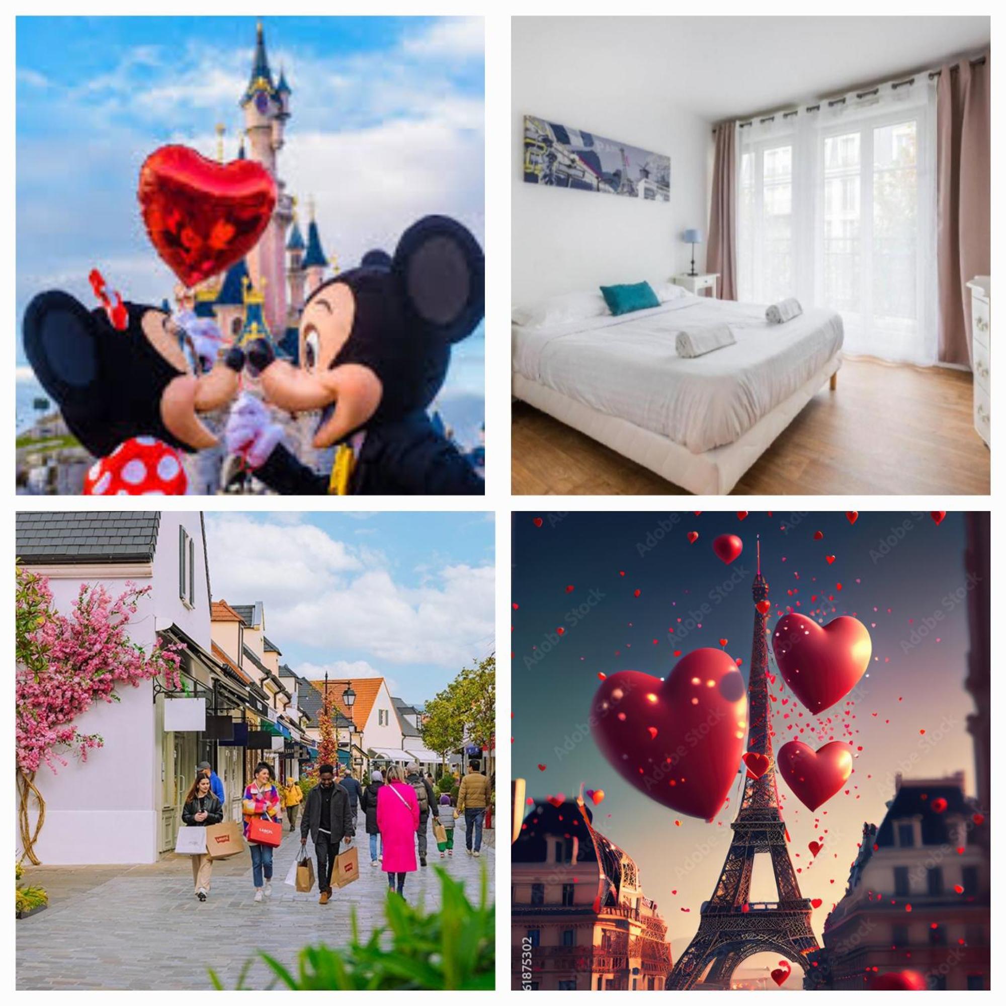 Disney, Very Spacious Comfortable 3 Bedrooms Family Apartment, 8 Pers, Wifi, Netflix Шеси Экстерьер фото